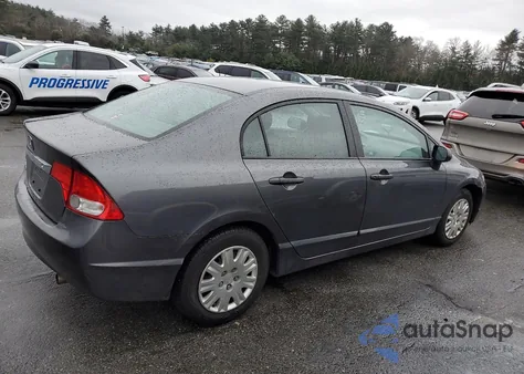 2010 Honda Civic Vp from USA, damaged, VIN 2HGFA1F38AH568736